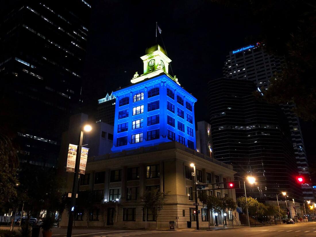 City of Tampa to Celebrate Rays Agreement with Fireworks, Blue and Yellow Landmarks