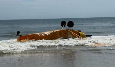 WATCH: Pilot survives crashing plane into water at Florida beach