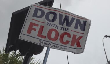 St. Pete man's 3-week protest against license plate cameras draws national attention