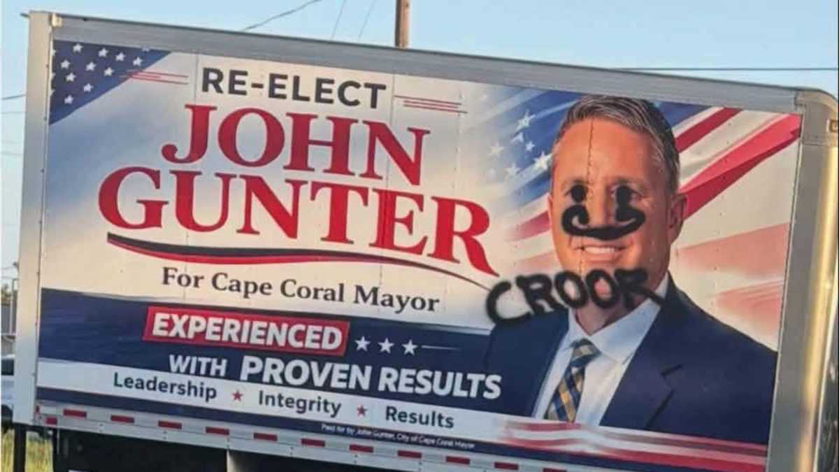 Cape Coral mayor’s campaign truck vandalized with spray paint