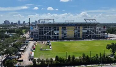 Orlando's Camping World Stadium is undergoing some renovations right now but Florida Citrus Sports seeks to host more high-profile college football games there in the future. (Spectrum News)