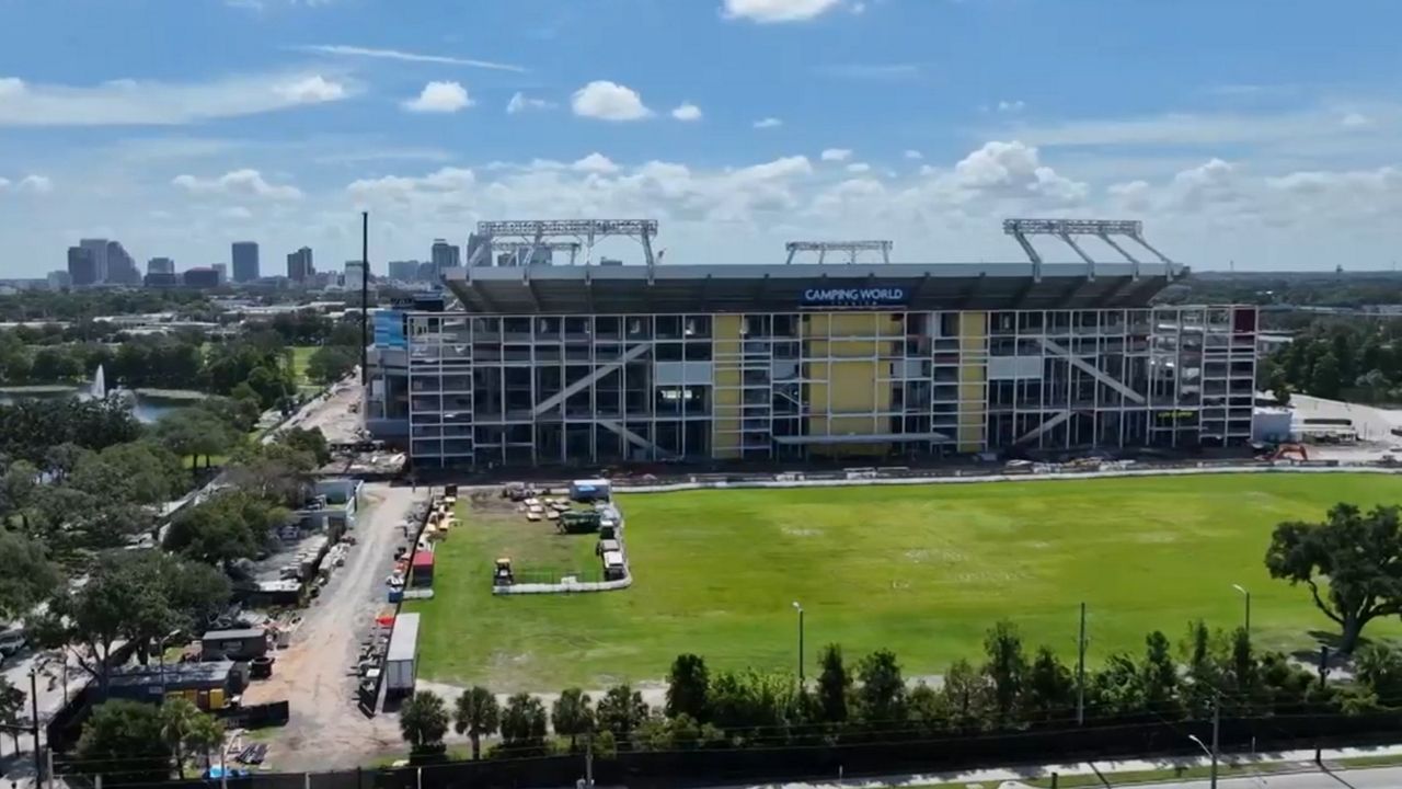 Orlando's Camping World Stadium is undergoing some renovations right now but Florida Citrus Sports seeks to host more high-profile college football games there in the future. (Spectrum News)