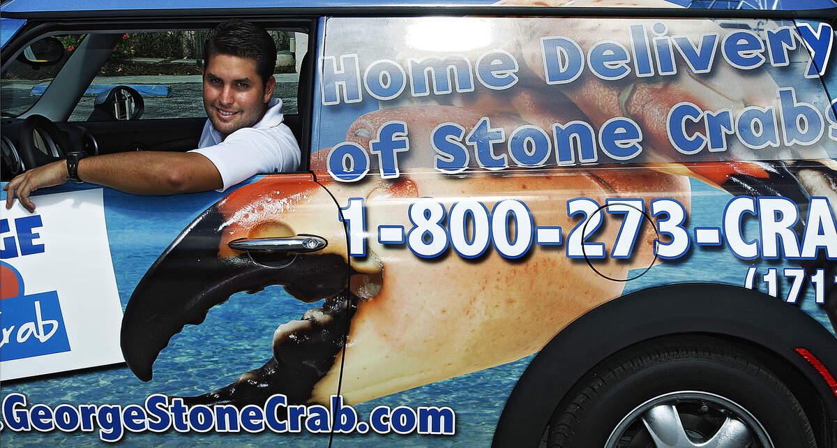 Roger Duarte in a Miami Herald archive photo from 2009 after he launched his stone crab delivery business.