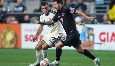 Messi has a goal and assist as Inter Miami plays the Union to a 2-2 draw