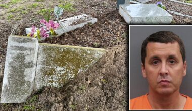Dover cemetery crash: Man arrested after 32 graves damaged