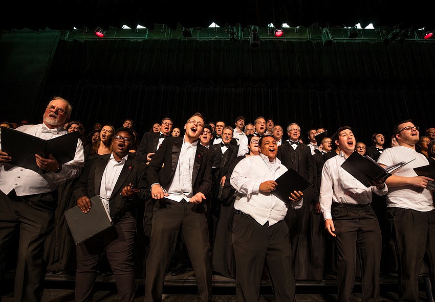 The Winter Garden Community Choir always sings with passion.