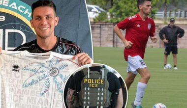 Argentine semi-pro soccer player detained by ICE at Florida airport