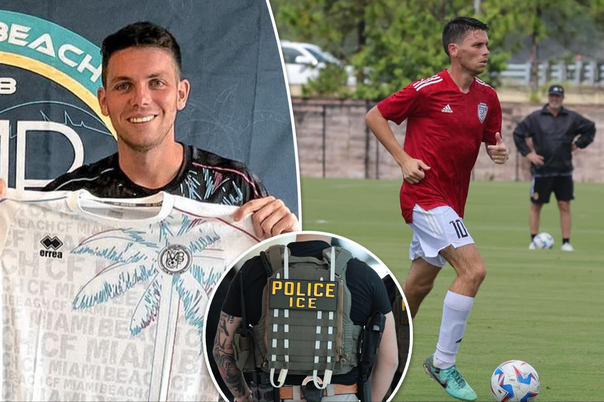 Argentine semi-pro soccer player detained by ICE at Florida airport