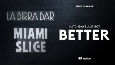 Nu Stadium Adds Miami Favorite Miami Slice to Matchday Food and Beverage Lineup, Expands La Birra Bar Footprint