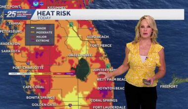 Impact heat and afternoon storms for South Florida