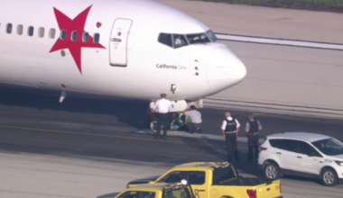 Southwest jet from RSW towed off runway after landing in Chicago with two flat tires