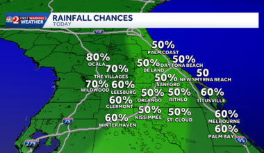 Storms moving through Central Florida, flooding possible