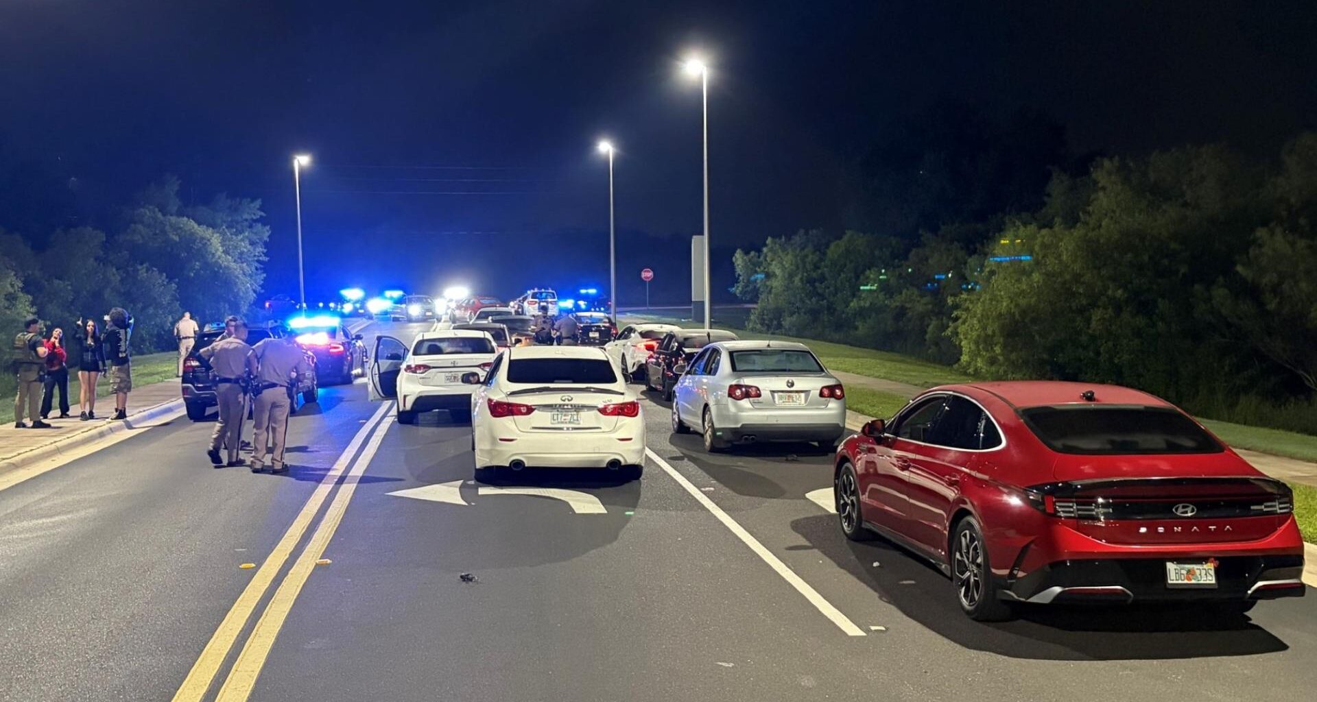 Multiple people arrested during 'coordinated' street takeover in Tampa: FHP
