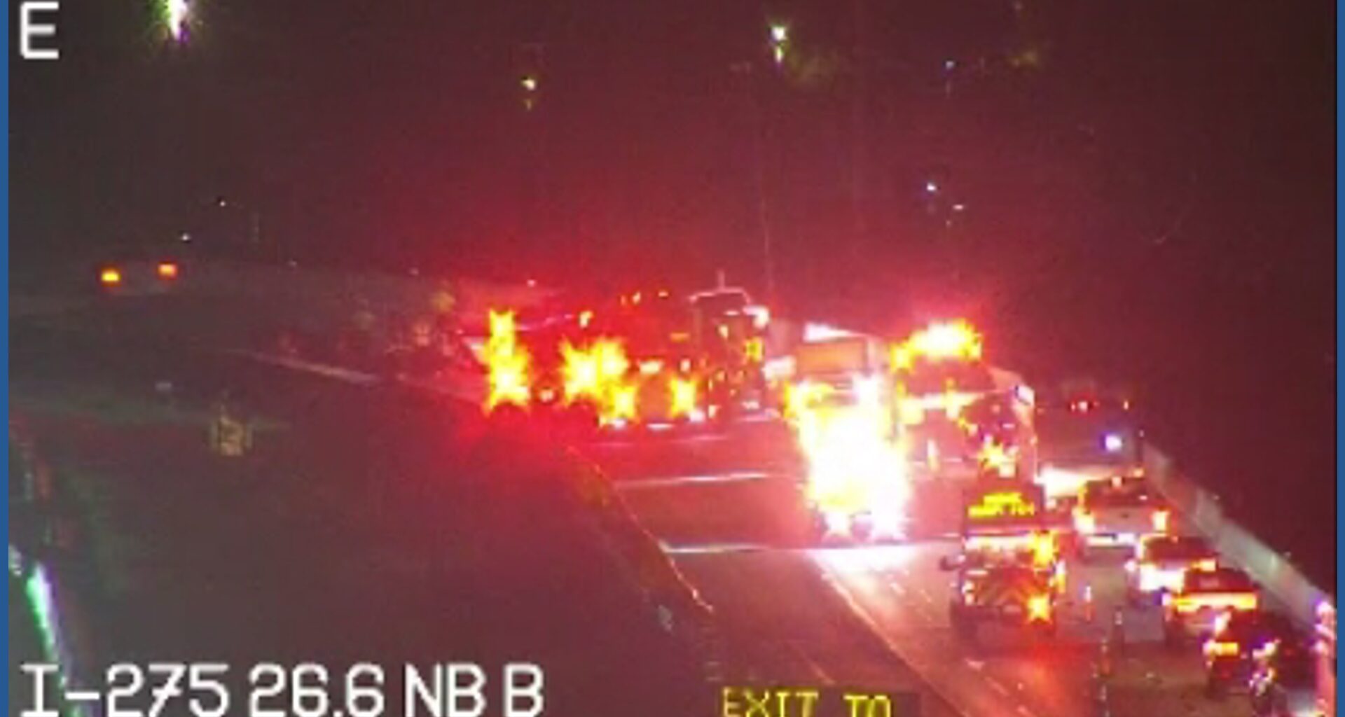 All lanes reopened after a wreck on I-275 in St. Petersburg caused major delays
