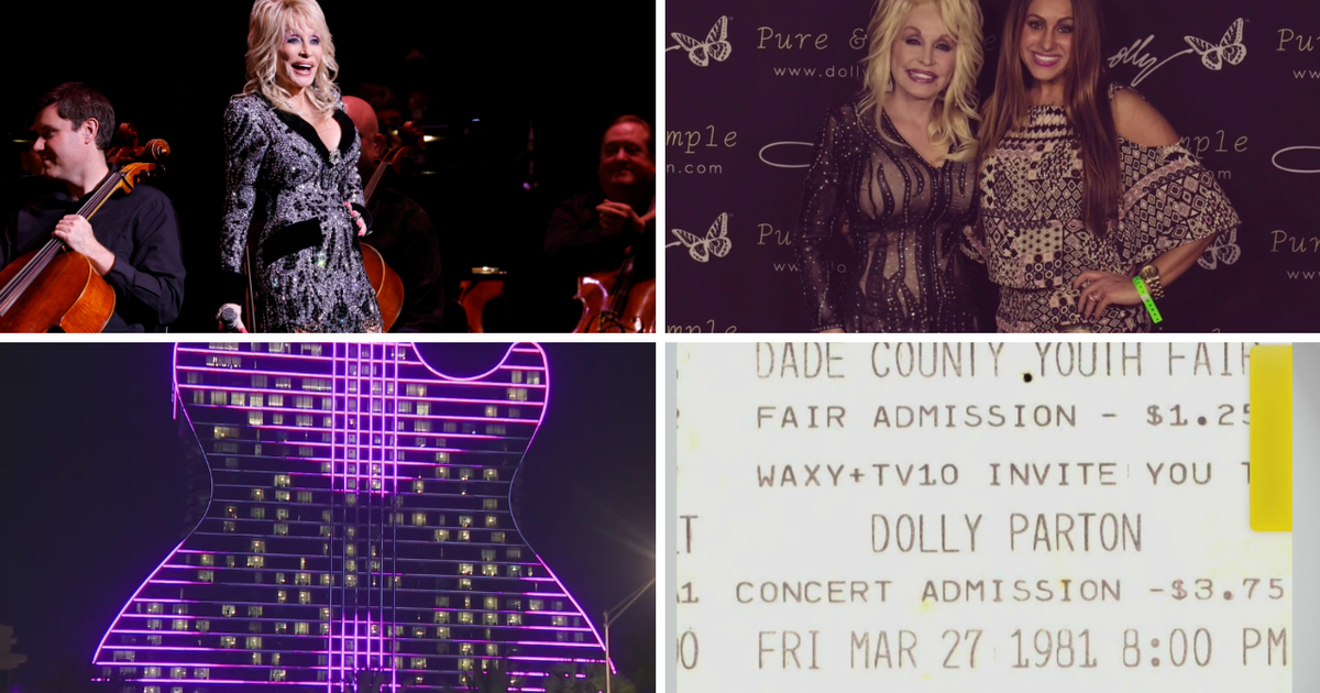 Hard Rock's Guitar Hotel lights up with butterflies in tribute to Dolly Parton, as South Florida remembers her