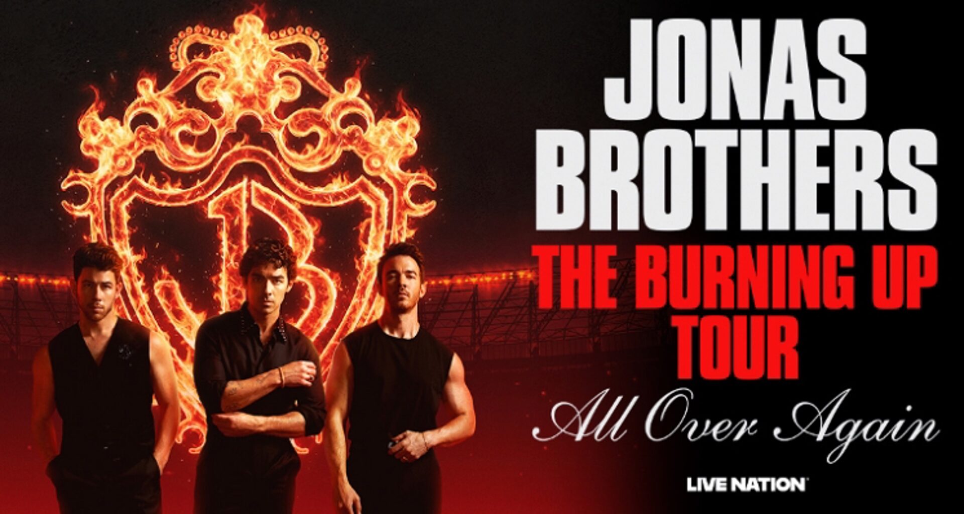 Jonas Brothers coming to Tampa for 'The Burning Up Tour, All Over Again'