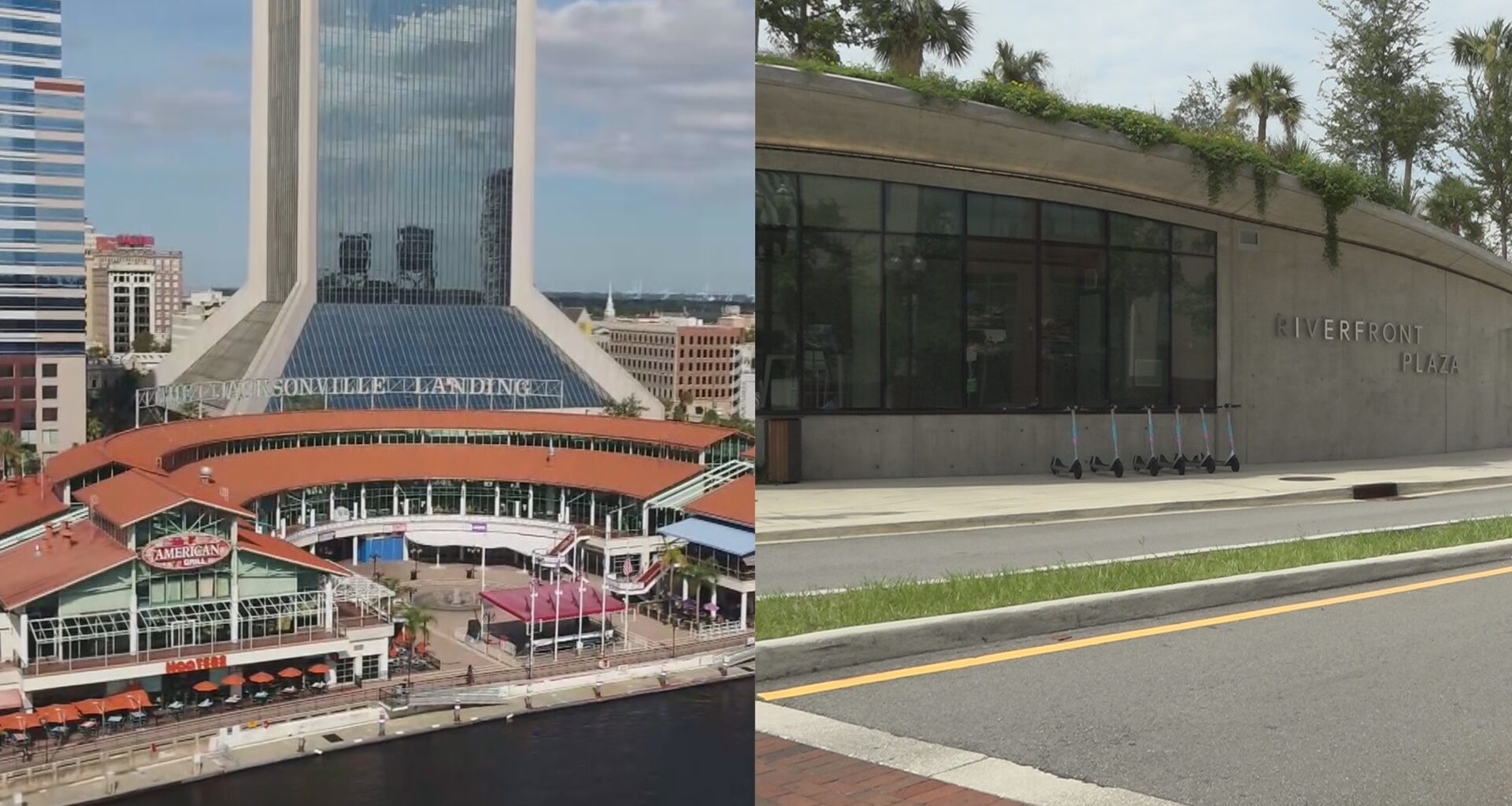 Eight years after the Jacksonville Landing shooting, Riverfront Plaza has officially replaced the city's landmark