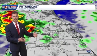 Be ready for morning and afternoon rain on Sunday
