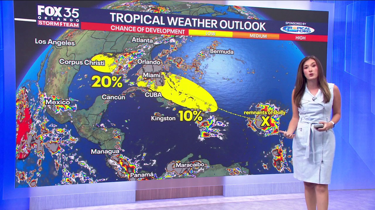 Tropics forecast: Tracking the Remnants of Dolly