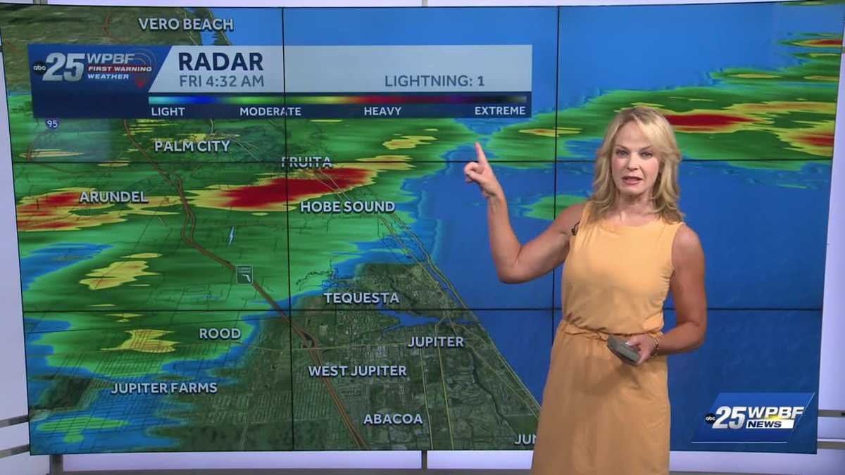 Impact Storms for South Florida this Morning