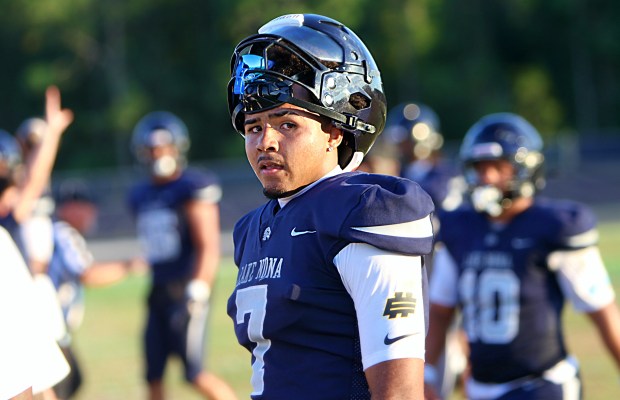 Quarterback Elijah Nickerson will lead the Lake Nona offense this season. (Chris Hays/Orlando Sentinel)
