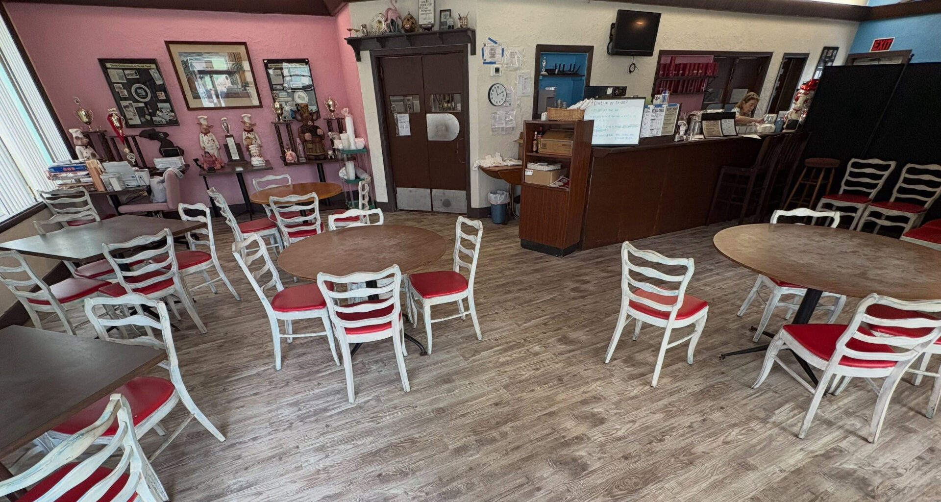 The interior of Fat Fred's BBQ in St. Pete