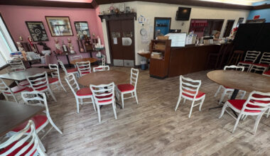 The interior of Fat Fred's BBQ in St. Pete