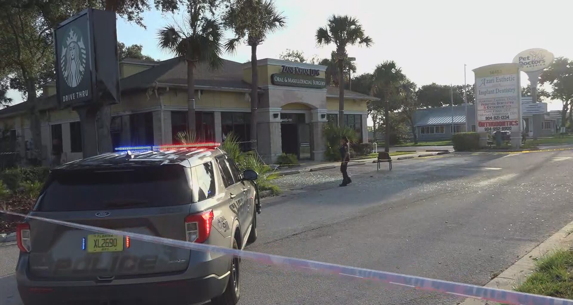 Fire damages Jacksonville oral surgery office, neighboring Starbucks on Beach Boulevard