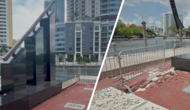 Fort Lauderdale removed part of its 9/11 memorial base to protect it from seawall damage, weeks before 25th anniversary