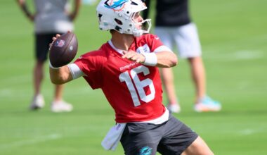 Miami Dolphins roster 2026: Mark Gronowski returns among series of moves after loss to Commanders
