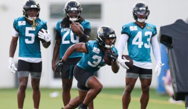 Jacksonville Jaguars roster by jersey number, last name