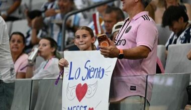 Inter Miami holds a moment of silence for the passing of Lionel Messi's father, Jorge Messi