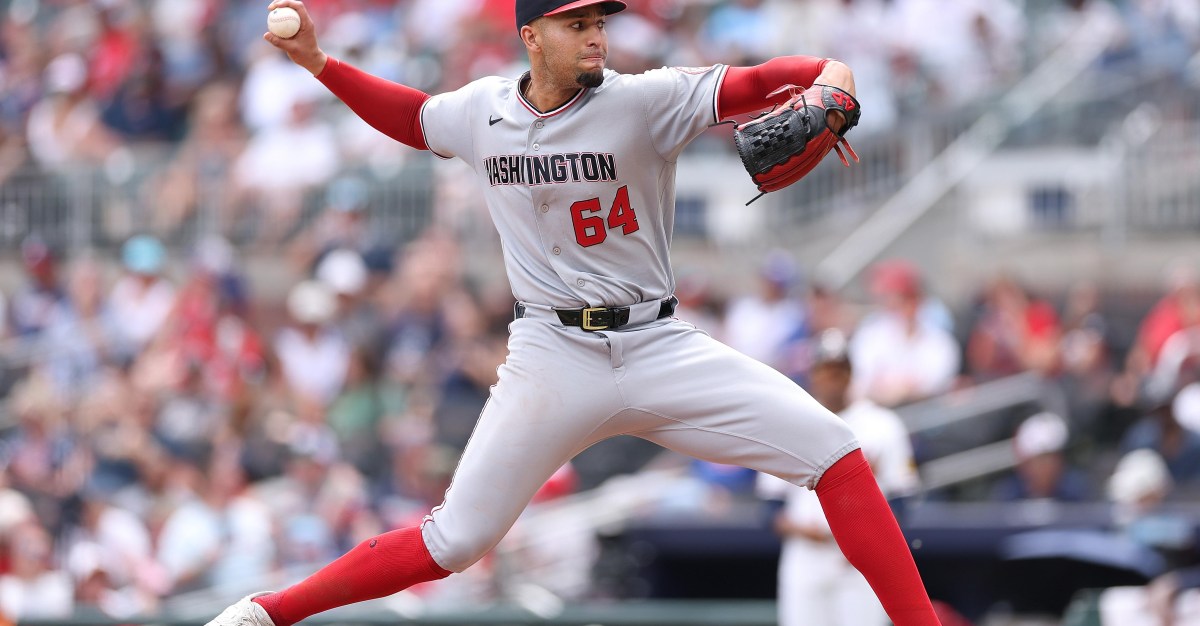 Orlando Ribalta is a rare keeper in the Washington Nationals bullpen