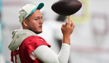 Quinn Ewers returns to Miami Dolphins practice