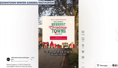 This Florida town is a finalist in Hallmark's Merriest Christmas Town contest