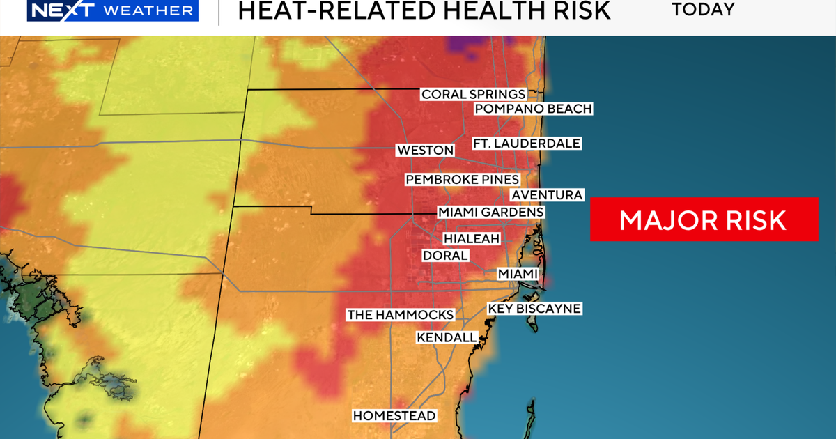 Showers, thunderstorms possible across South Florida this weekend, but it won't be as hot