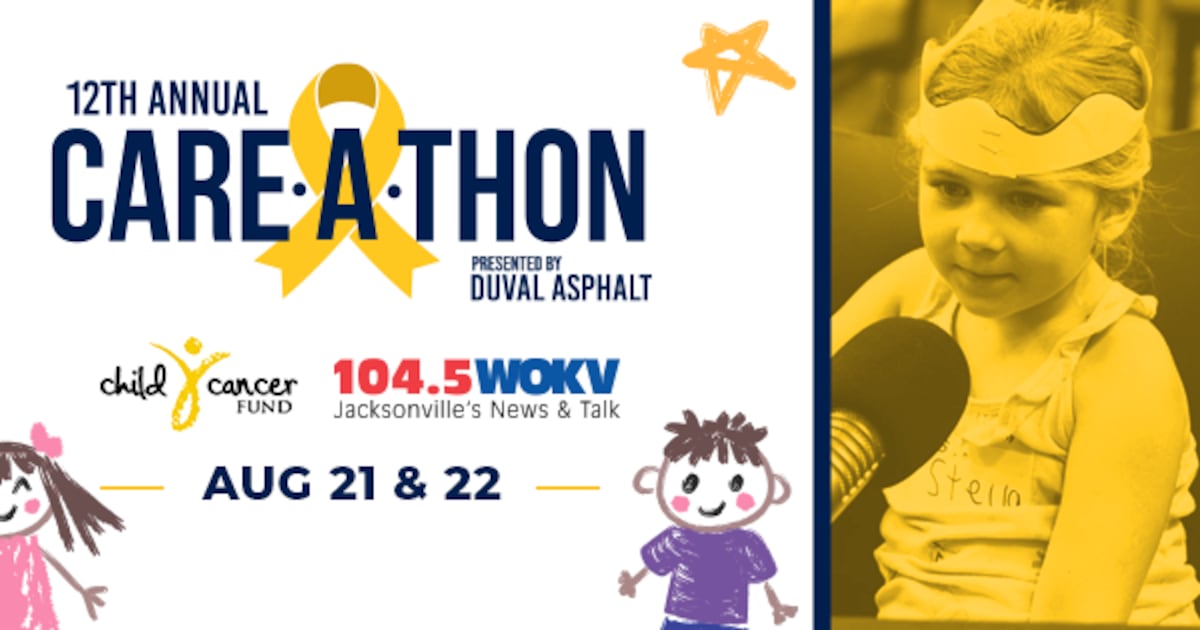 The 12th Annual WOKV Care-a-thon presented by Duval Asphalt returns to the airwaves August 21-22, 20