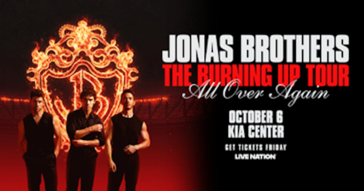 Jonas Brothers bring Burning Up Tour to Orlando this October