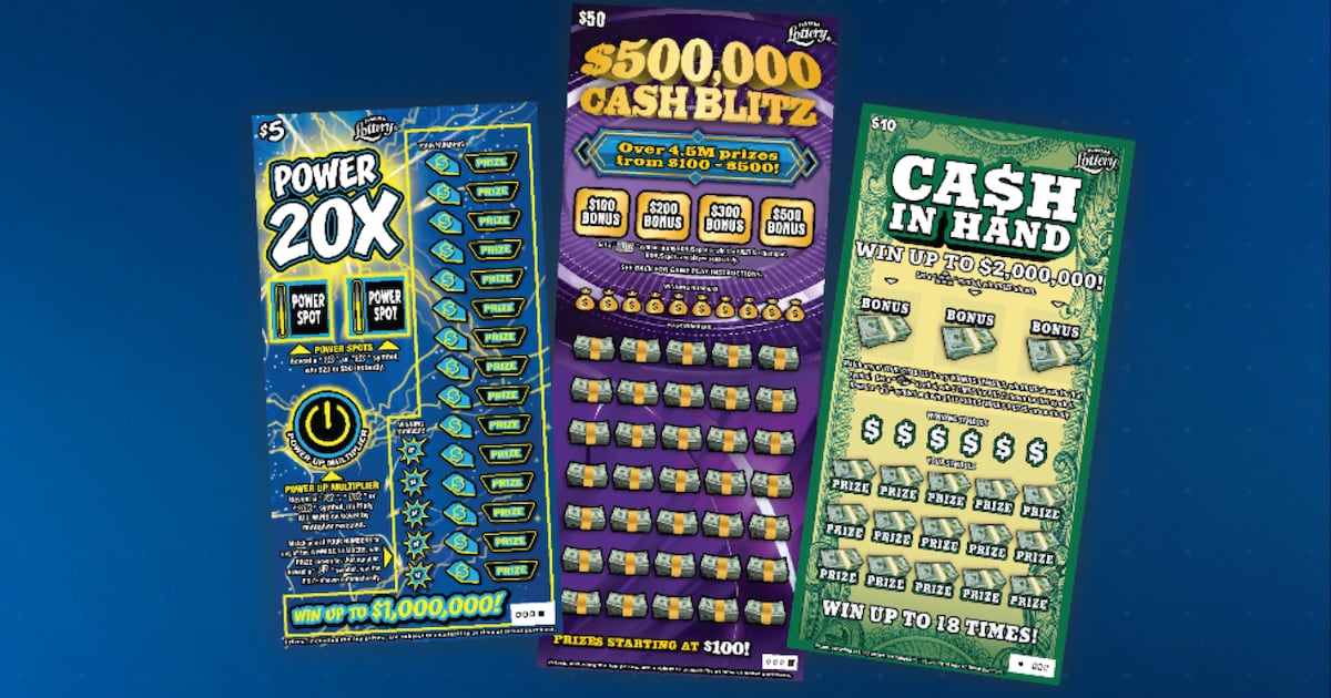 Florida Lottery launches three new scratch-off games