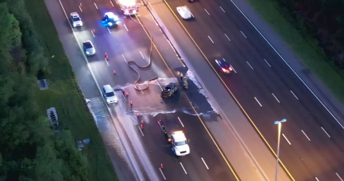 Car fire shuts down part of Florida's Turnpike