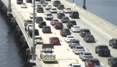 Lanes of Buckman Bridge closing Friday night for weekend work; To reopen Monday about 4 a.m. – 104.5 WOKV