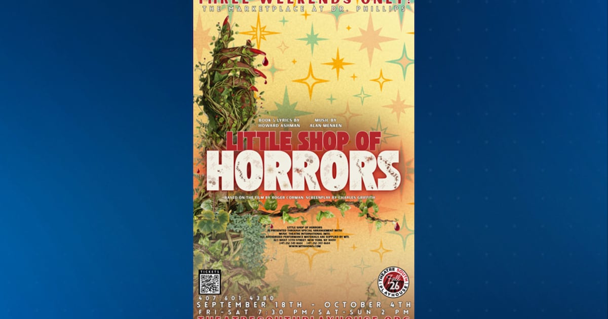 Little Shop of Horrors comes to Theatre South Playhouse