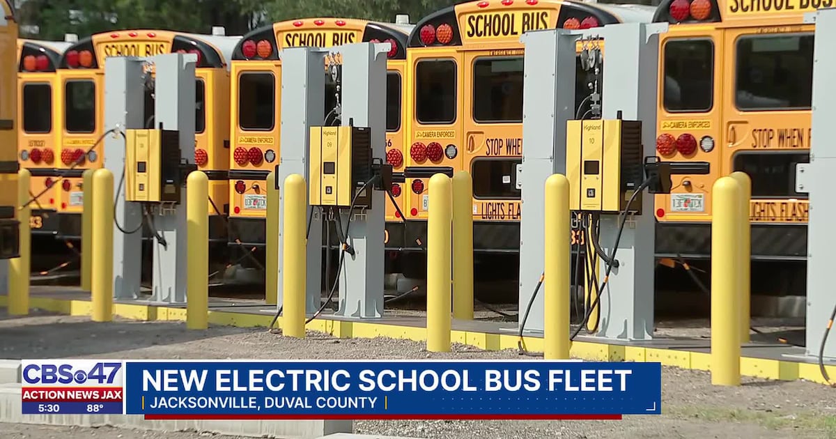 Duval County will use 36 new electric schools buses in 2026-27
