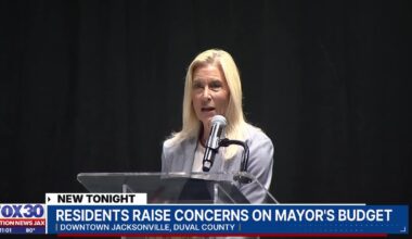 Jacksonville mayor addresses residents at first budget town hall, some express concerns – Action News Jax