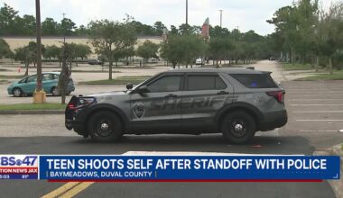 JSO standoff ends with 16-year-old shooting himself in movie theater parking lot – Action News Jax
