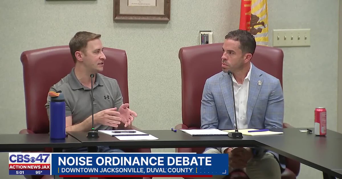 Jax City Council digs into noise ordinance, considering expanded hours or exemptions for downtown – Action News Jax