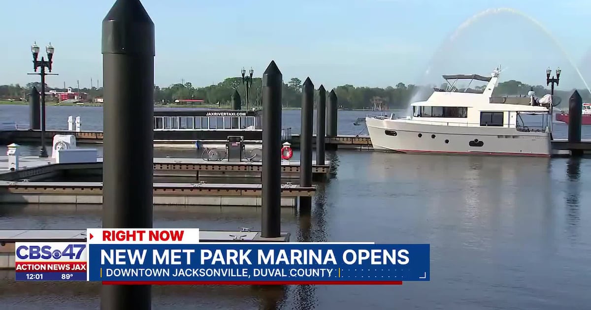 Met Park Marina opens on Jacksonville's riverfront
