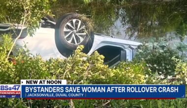Clay County woman survives rollover crash on First Coast Expressway