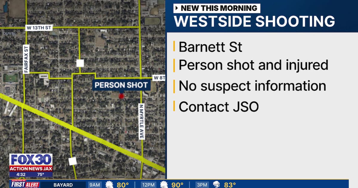 Man shot on Jacksonville’s Westside on Barnett Street – Action News Jax
