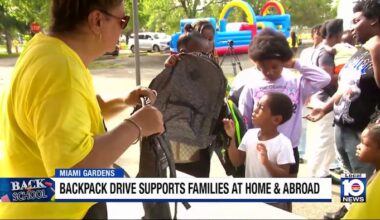 Miami Gardens community backpack drive helps families prepare for back-to-school season